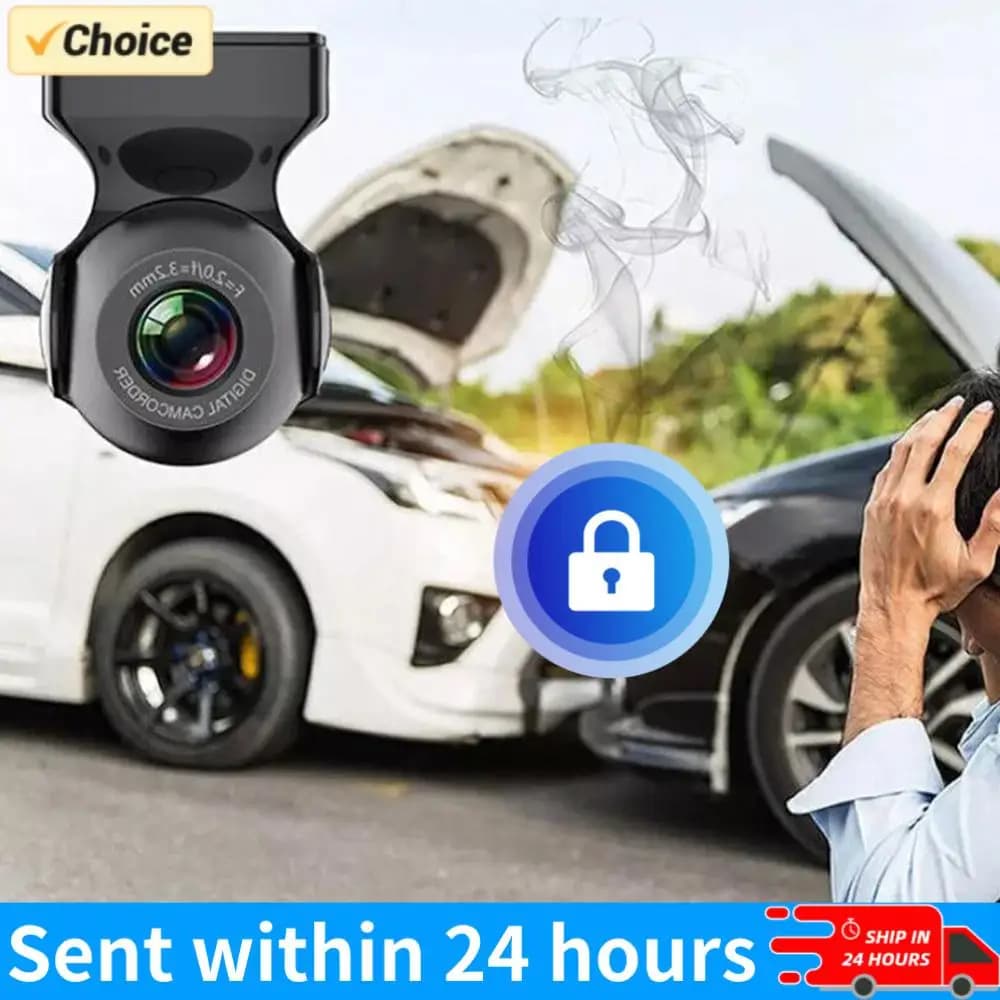 Mini Dash Cam 1080P HD Car Camera with WiFi Integrated Video Recorder Night Vision Guide for Cars