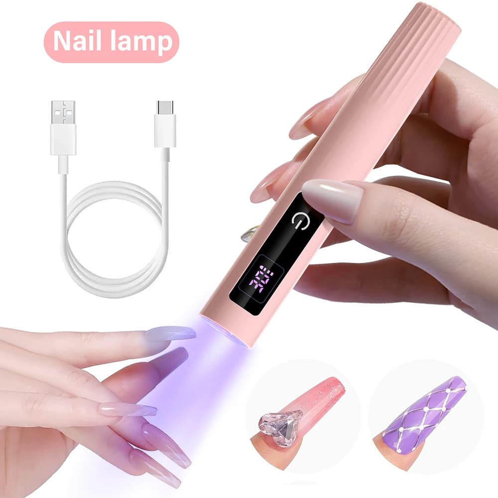 Professional UV Lamp for Nails, LED Light for Polymerization Gel Nail Polish with 2 Modes of Timing, Domestic Use and Professional