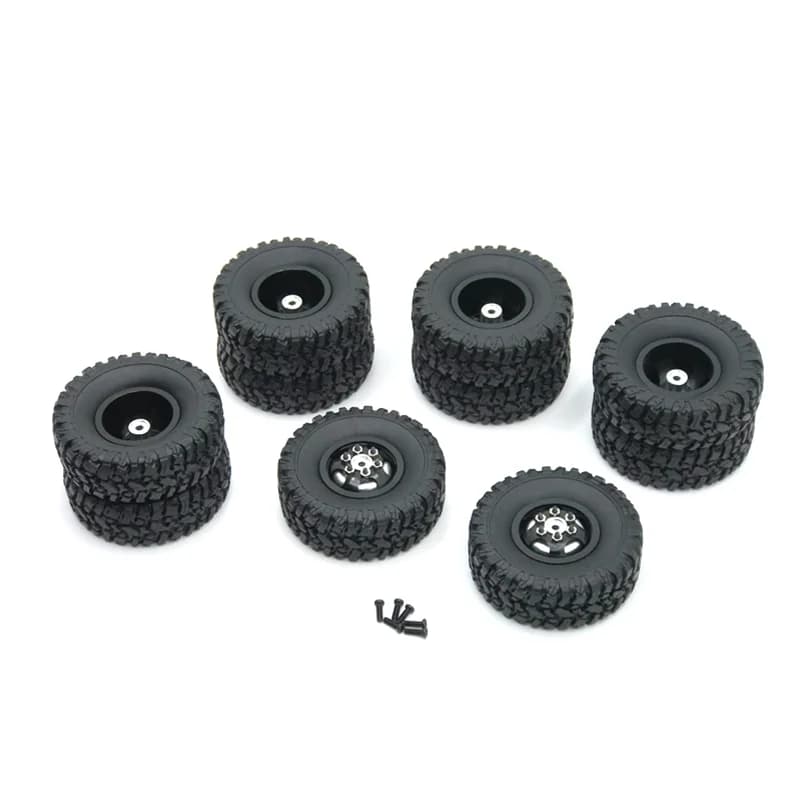 Metallo Aggiornamento Anteriore Singolo Posteriore Doppio Mozzo Pneumatico Per WPL B16 B36 HengLong FeiYu JJRC 6WD RC Parti di Automobili