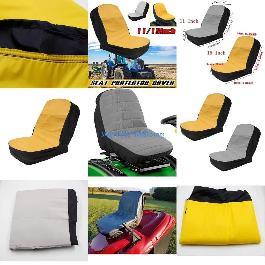 y1gd Tractor riding lawnmower for seat cover Dust resistant for jacket Classic light