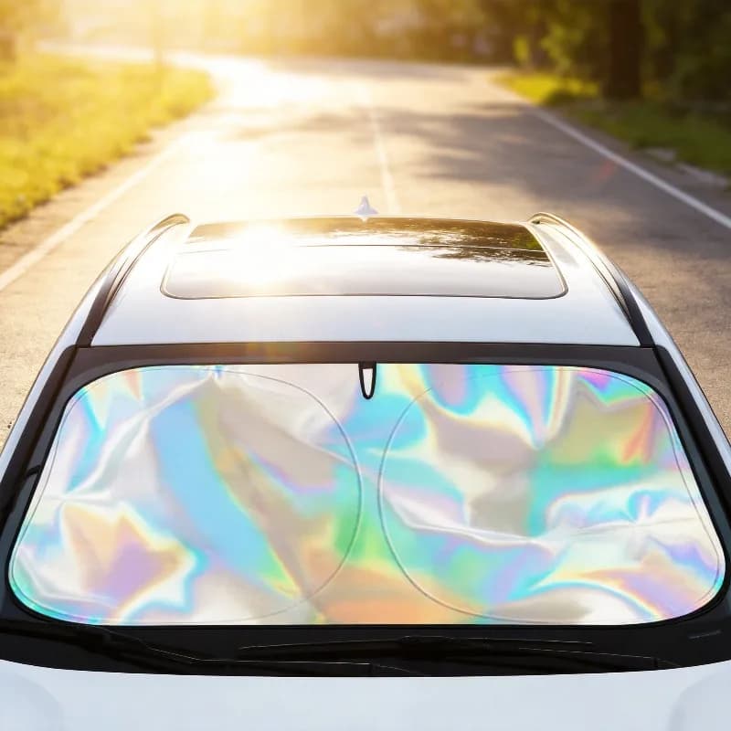 Parasole per Parabrezza Auto, Copertura Interna per Parabrezza, Tenda Termoisolante, Accessori per Protezione Solare e Raffreddamento