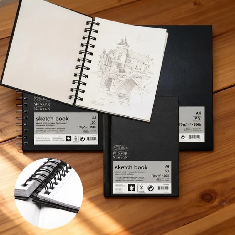A6/A5/A4 50sheets 170gsm Sketchbook Paper Not Easy To Yellow Can Torn Painting Graffiti Design Outdoor Sketching Student Artist