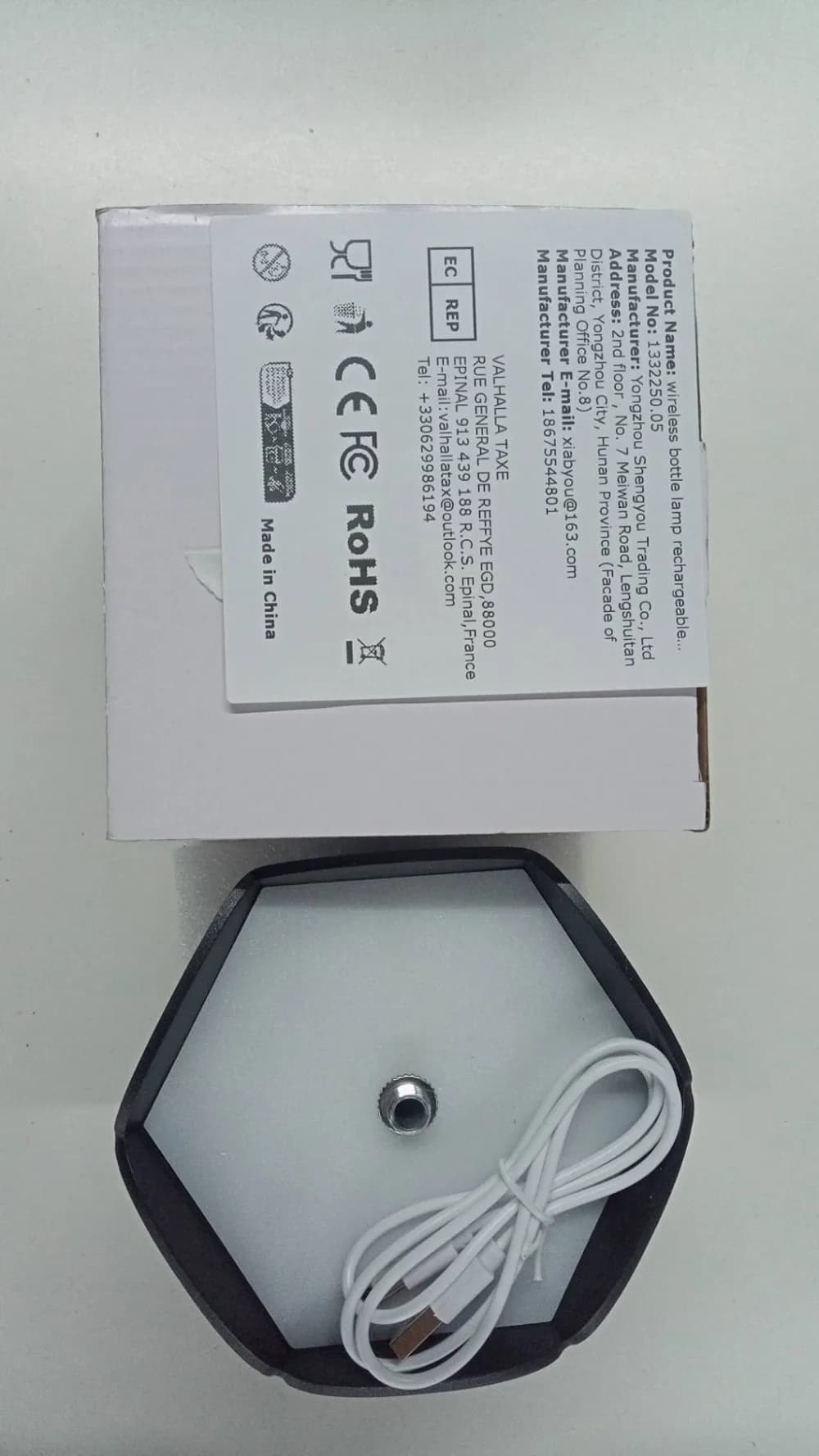 Pannello LED a batteria al litio 3.7V 1200mAh con telecomando per strisce LED 3.7V fai da te