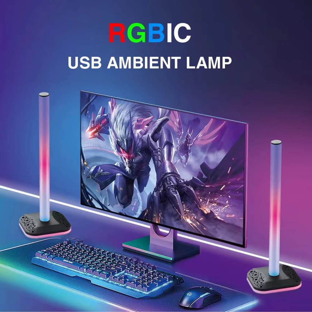 Supporto per cuffie resistente con luce LED alimentato tramite USB per una chiara organizzazione della scrivania e riporre le cuffie