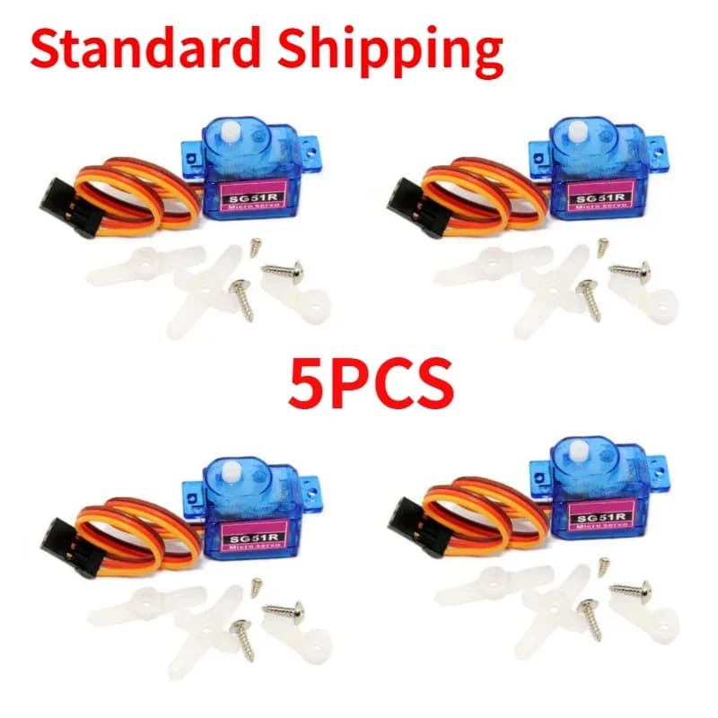 5PCS SG51R 5g Plastic Gear Digital Micro Servo for RC Air Drone Auto Crawler spare parts DIY