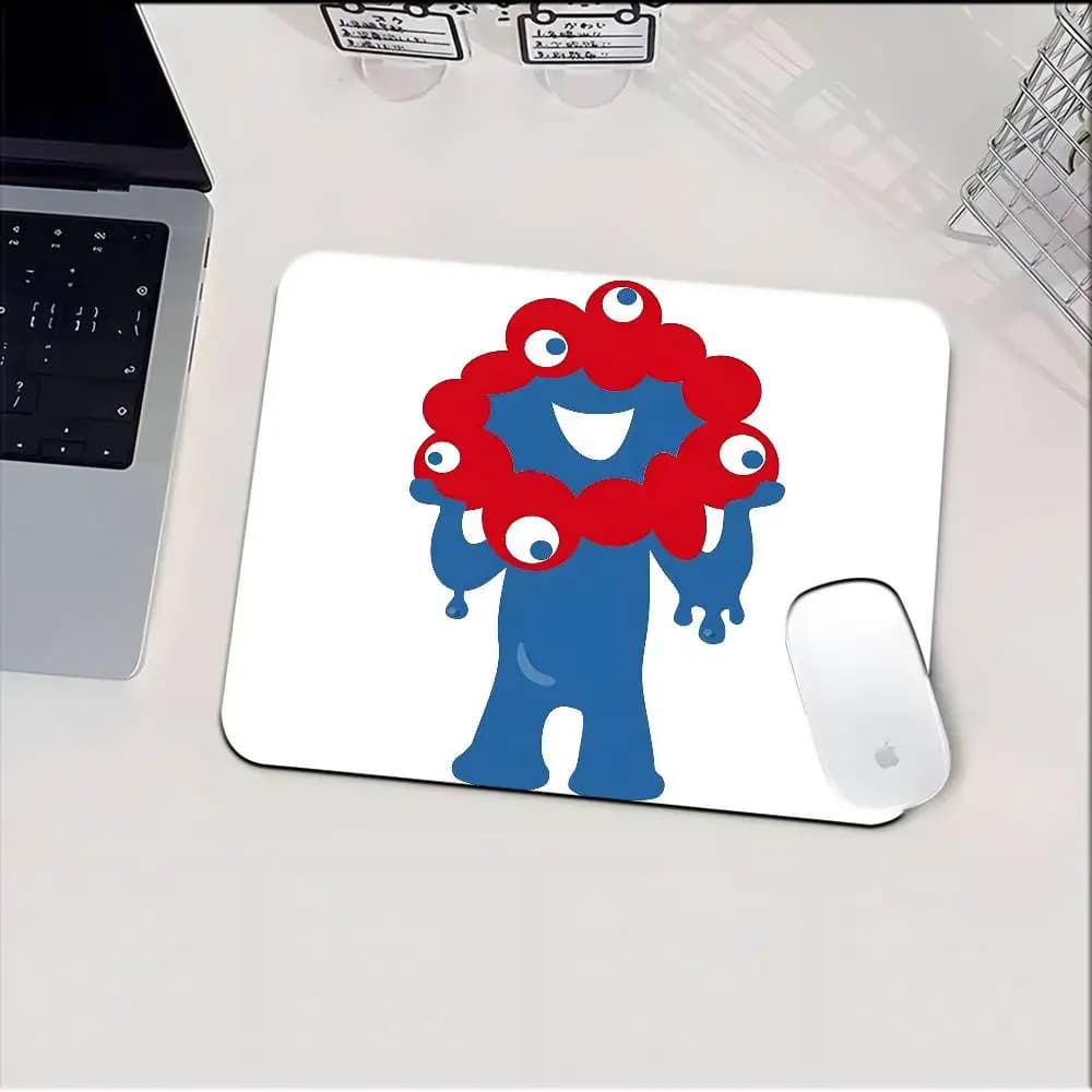 Cartoon M-Myaku-Myaku Mousepad Small LockEdge Mouse Pad For Gamers Computer Desk Pad Rectangular Anti-slip Rubber