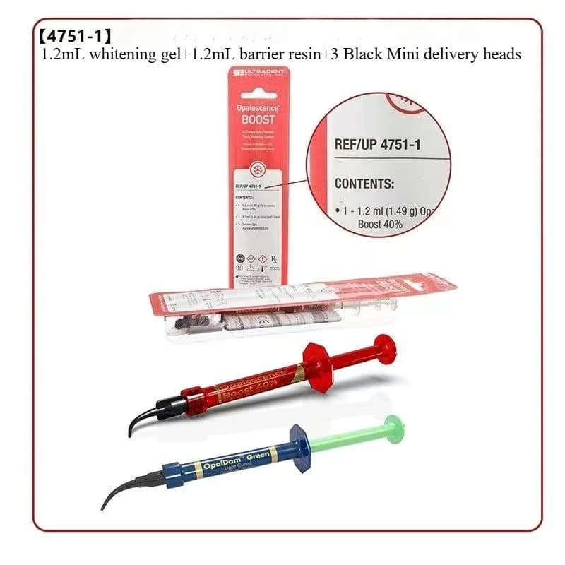 Dental Material Hydrogen Peroxide Tooth Whitening Gel 40% Barrier photopolymerizing Resin Odontoiatric Clinic
