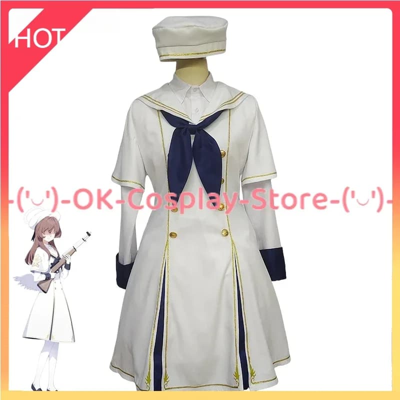 [Su misura] Gioco Blu Archivio Trinity General School Costume Cosplay Donna Abito da festa carino Uniformi di carnevale di Halloween
