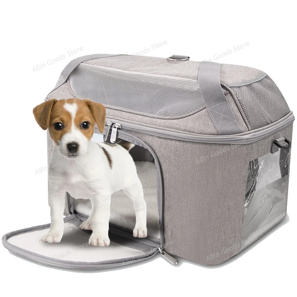 Large Capacity Foldable Pet Carrier Backpack Detachable Breathable cat backpack Portable Outdoor Travel Pet Bag