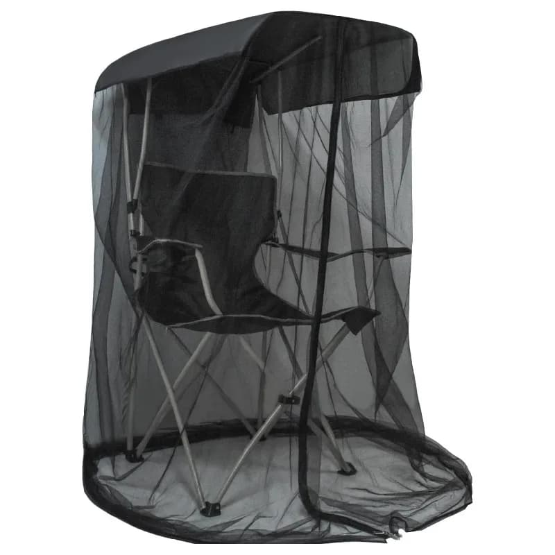 Zanzariera pieghevole da esterno, copertura per insetti, tenda portatile con parasole esterno e protezione solare per la pesca