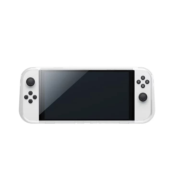 Nuova custodia sostitutiva per NS per Switch OLED Guscio protettivo in morbido TPU con scatola di carte Custodia protettiva per maniglia