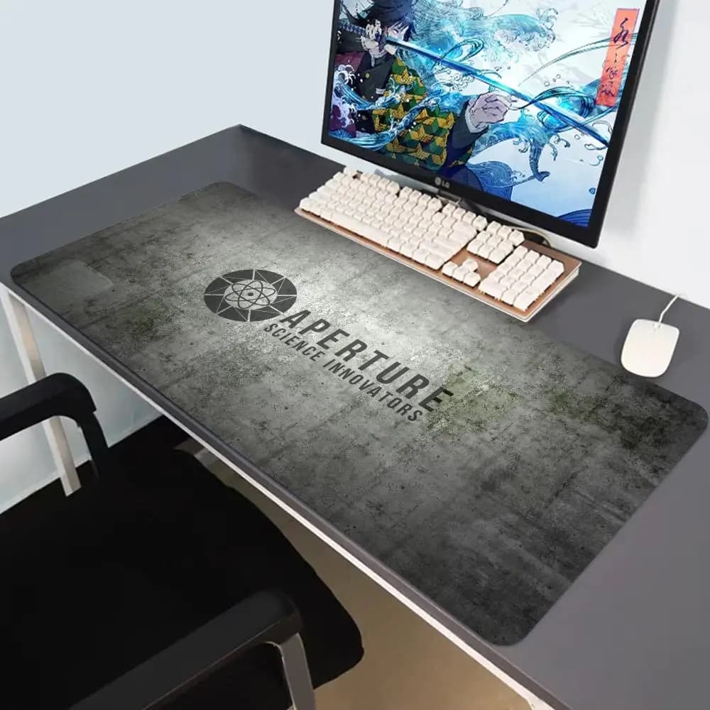 Portal 2 Tappetini da gioco per giocatori divertenti Dimensioni tappetino per mouse Tappetino per tastiera Deak per tappetino per mouse per Cs Go LOL