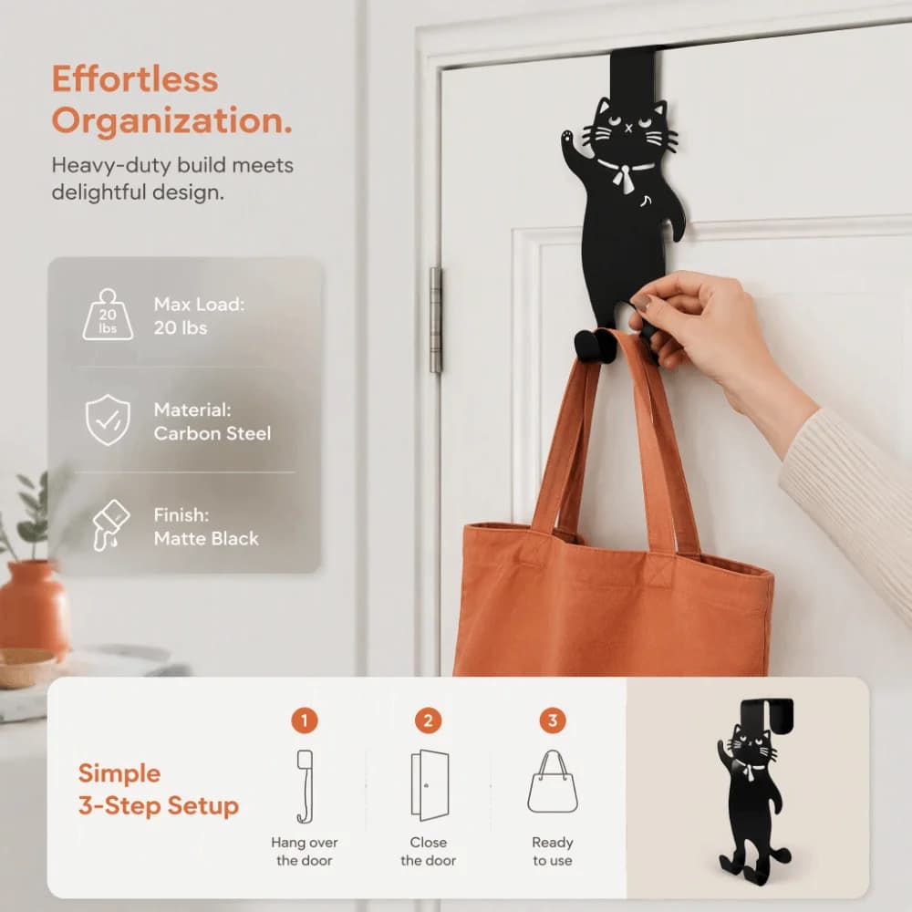 No Drill Door Hanger Hooks Wall Mount Hanging Organizer Wall Mount Hanging Organizer Cabinet Door Hanger Cabinet Door