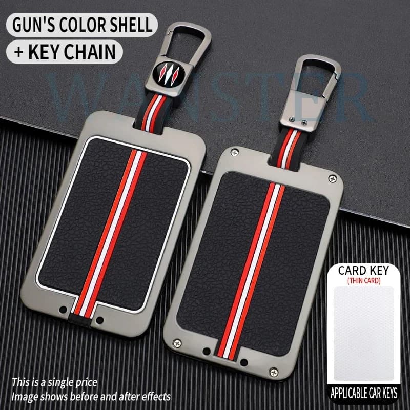 Metallo NFC Car Card Key Cover Fob Case Shell per BMW 1 3 New 5 7 8 Series X1 X3 X5 X6 X7 F30 G20 F34 F31 G30 G01 F15 I3 M4 535le