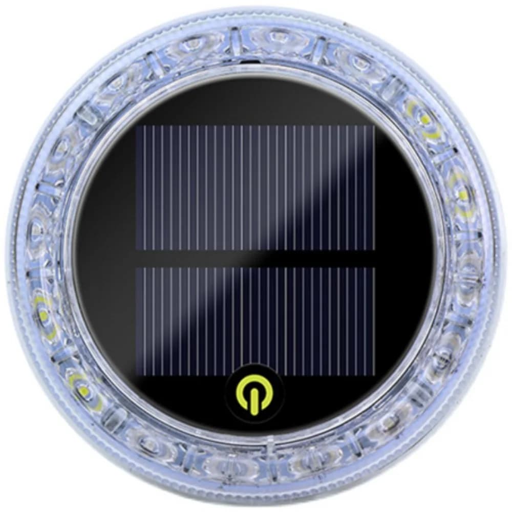 Adjustable Solar Warning Light Touch Sensor Multi-Mode Safety Flashing Light No Wiring Shockproof LED Strobe Light Night Safety