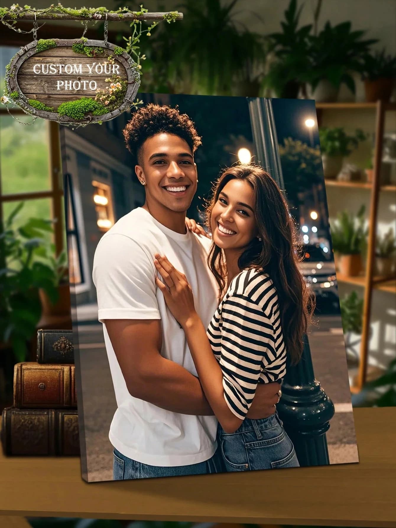 Have Your Photo Printed On Canvas, Photo Frame Wall Decor, Gift For Loved Ones
