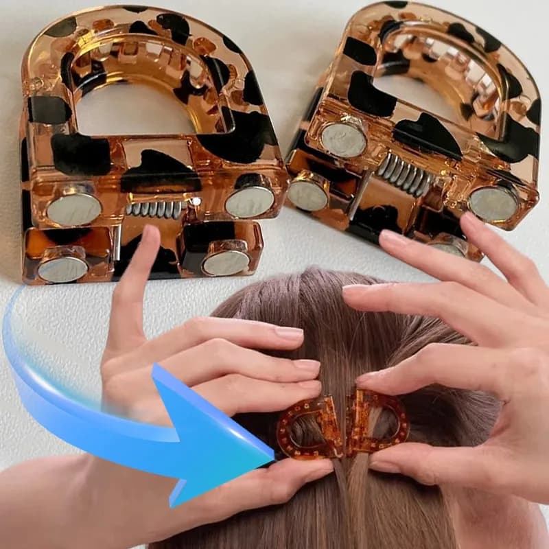 2026 Fermagli Magnetici per Capelli a Tenuta Forte, Clip Professionali da Salone per Sezionare, Clip Antiscivolo per Acconciature da Donna e Ragazza