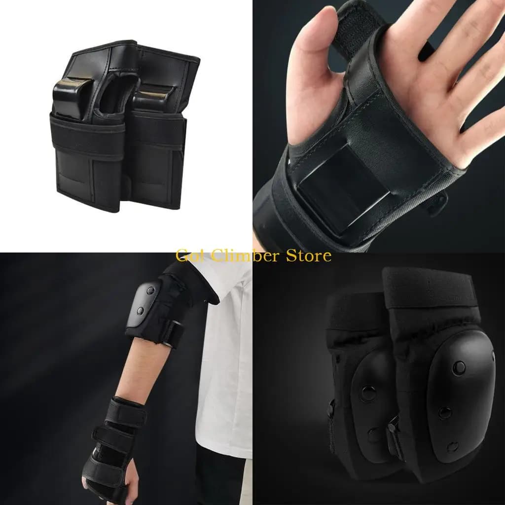 Q84C Kids Children Protective Skateboarding Gear set per bambini Palcini da polso per bambini