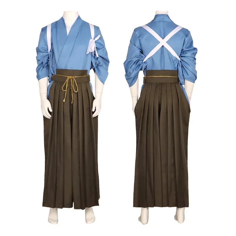 Genshin Impact Costume Cosplay Shenshui Lingren Outfit Kendo Game Performance Kimono Set complete with costumes for theatrical performances