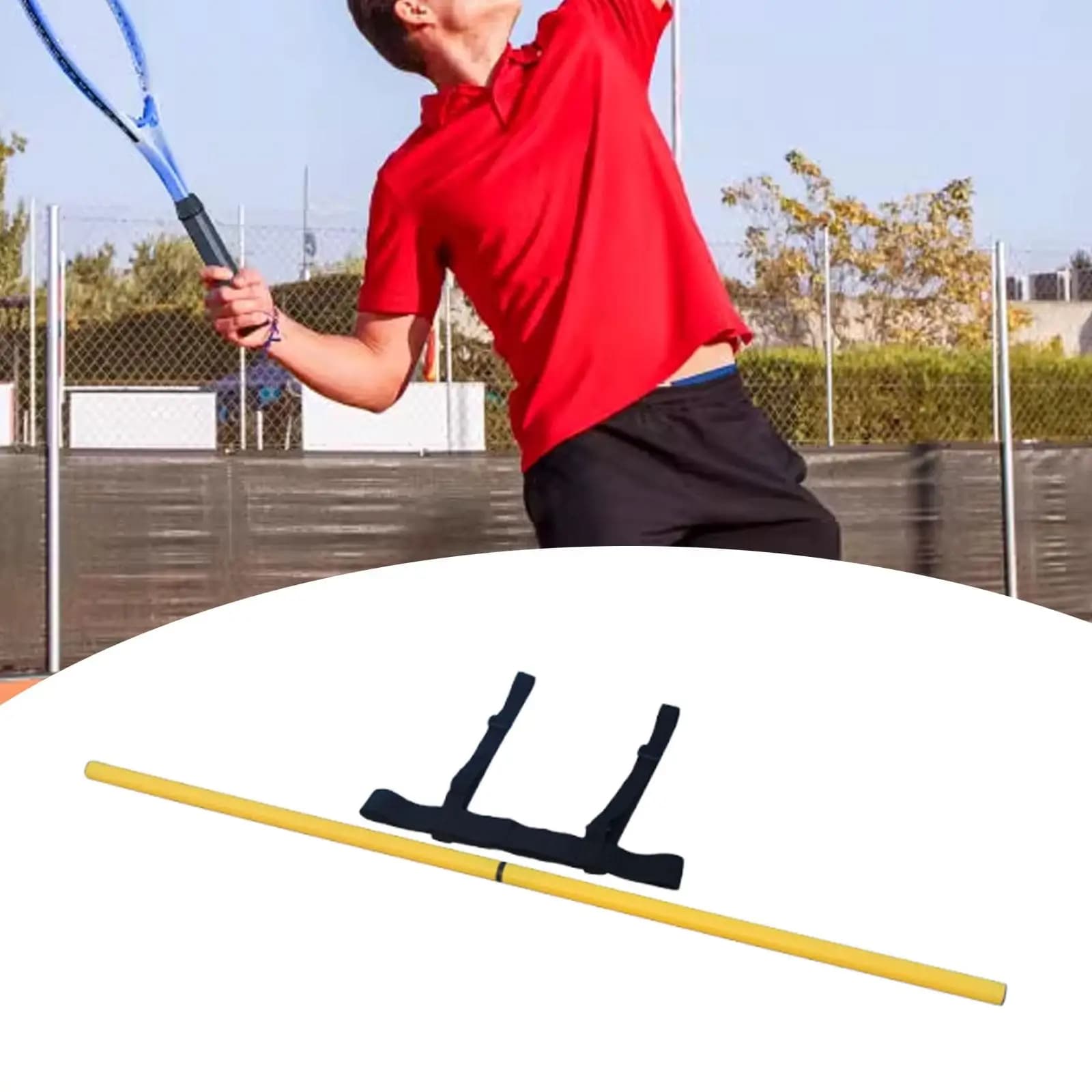 Help for rear swing training of tennis rack Multi-functional reduced swing path for park yard light assistant equipment