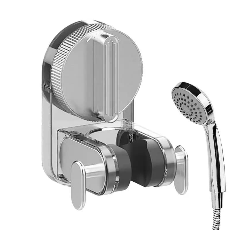 Supporto per soffione doccia portatile Supporto per maniglia per doccia Ventosa Staffa per soffione regolabile Gancio per gancio per bagno per anziani