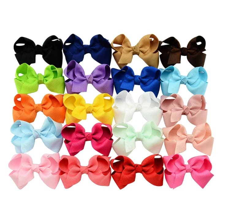Children's Multi-Color Curly Flowered Butterfly Knot Hair Clip Duckbill Clipper Fashionable New Style Best-Selling Hair Accessor