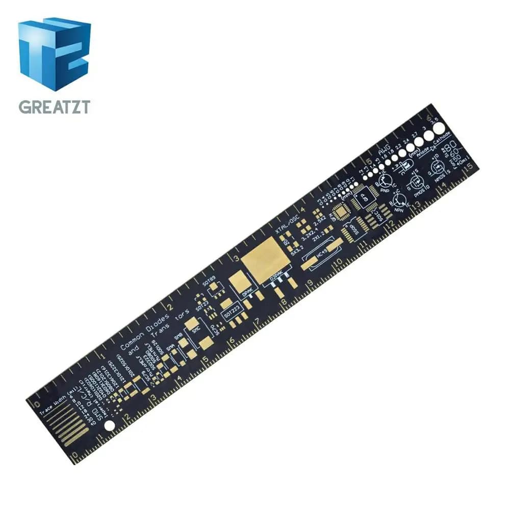 GREATZT PCB Ruler For Electronic Engineers For Geeks Makers For Arduino Fans PCB Reference Ruler PCB Packaging Units v2 - 6