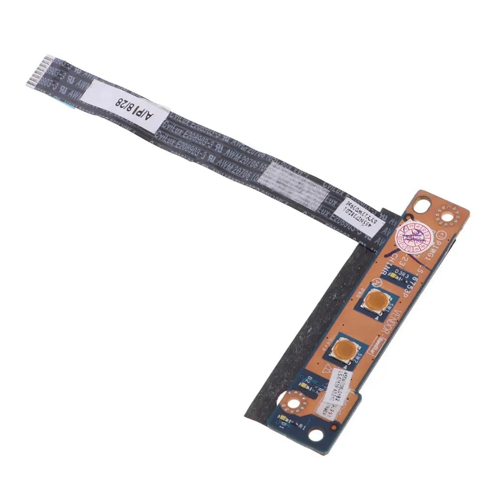 Scheda del pulsante di accensione con cavo ON OFF per parte di riparazione del laptop Lenovo G470 G475 NBX000SL00