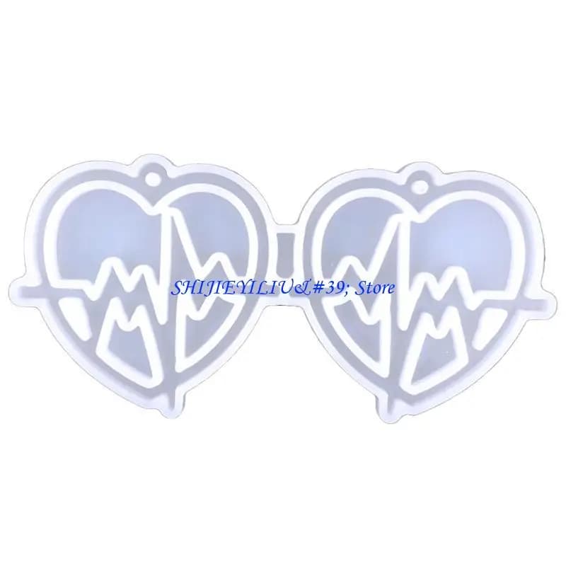 E21F Stampo epossidico per amore Stampo per orecchini in silicone Stampi in resina per gioielli fatti a mano