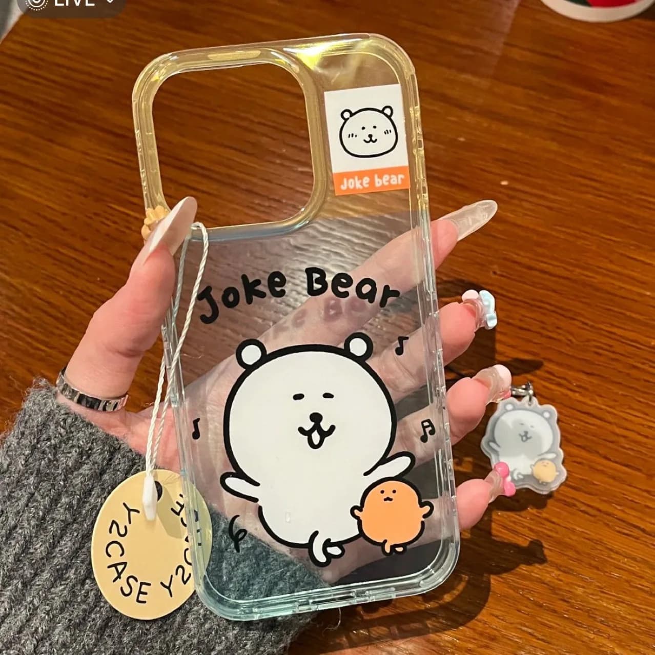 Cute animated cardboard bear bear beautiful case for creative phone for iPhone 16 15 14 13 12 11 Pro Max XR XS MAX 14 15 16 Plus Y2K Cover