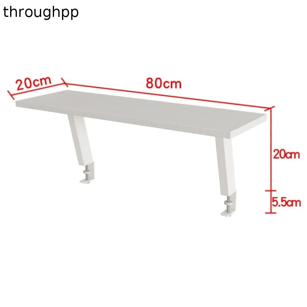 Wood Grain Monitor Stand Multifunctional Floating Design Computer Riser Hollow Space Ergonomic Desk Organizer Desk Storage