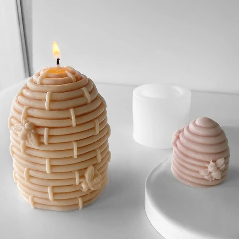 3D Multi Size a nido d'ape stampo per candele in Silicone alveare sapone fai da te resina stampo in gesso torta al cioccolato Set da forno per il ghiaccio decorazioni per la casa regali