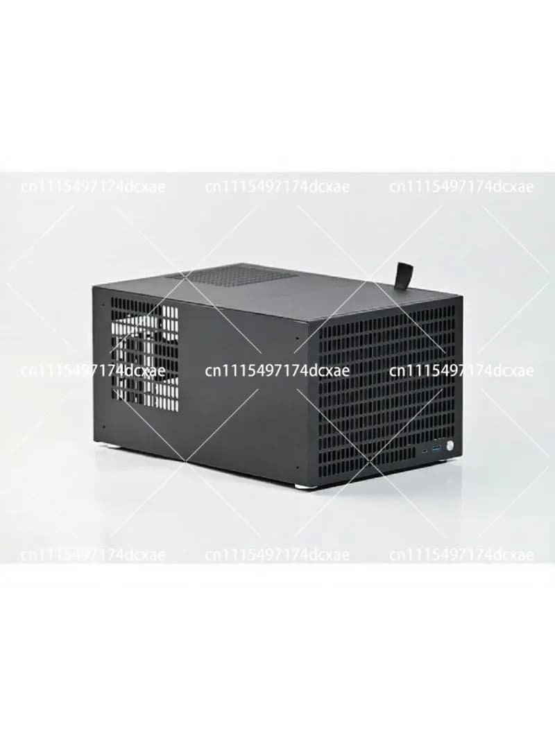 10-Disk NAS Chassis ATX Full Tower Storage Enclosure with PCIe Slots Black