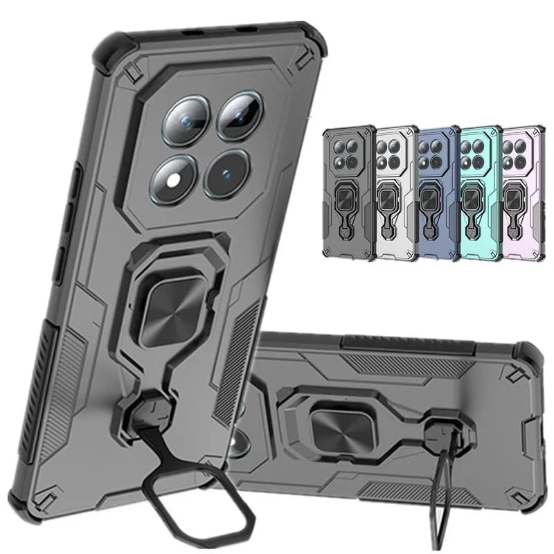 Cover with stand for Xiaomi Redmi Note 15 Pro 5G Pro+ Plus, lens protection, support ring, magnetic bracket, protective cover