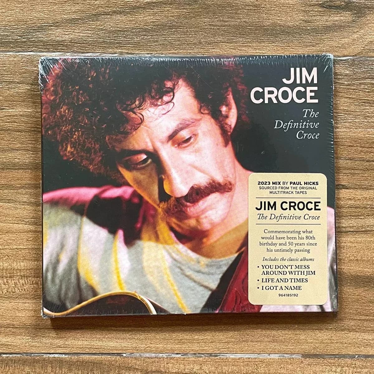 Jim Croce The Definitive Croce CD Disc Reproduction Not Official 2023 Paul Hicks Remix Folk Rock Music Album Collection Gift