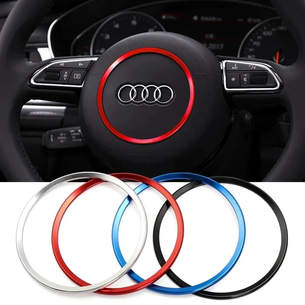 Car Wheel Decoration Trim Ring Cover Wall decal For Audi A1 A3 A4 A5 A6 A7A8 Q3 Q5 SQ5 S1 S3 S4 S5 S6 S7 S8 RS3 RS5 RS6