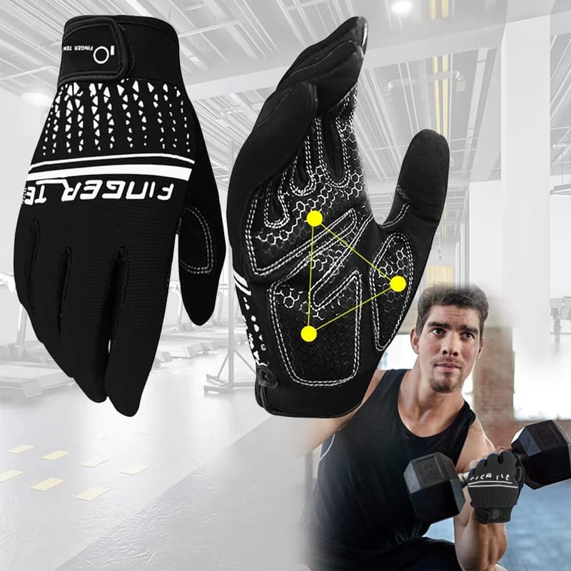 Full toe training gloves Touchscreen for weight lifting for women with padding, gym gloves for women's whole hands