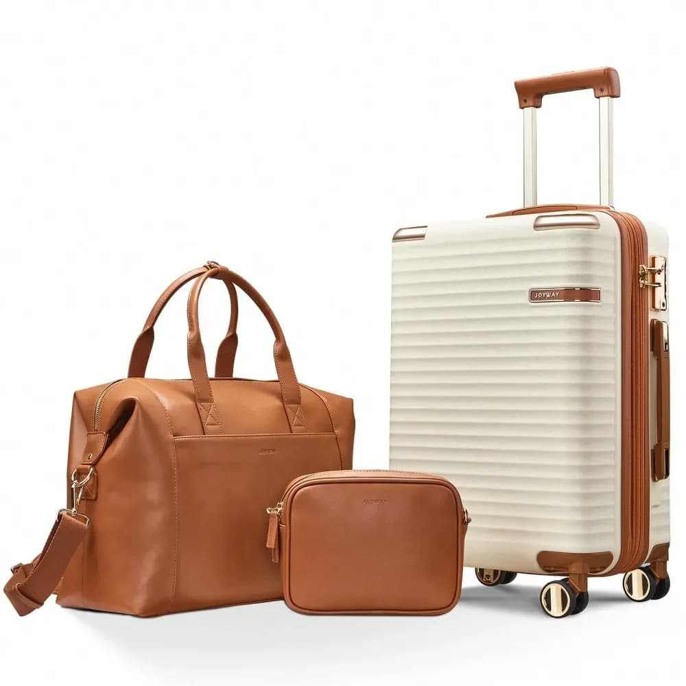 Set di Valigie Joyway, Valigia Rigida Espandibile con Ruote Girevoli