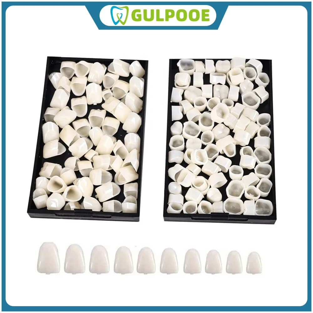 GULPOOE 1 Dental Box Temporary Crown Materials Porcelain Teeth Crown Whitening Front Crown Rear Teeth Implants Oral Hygiene
