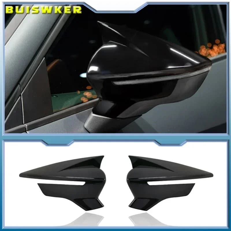 ABS RearView Mirror Shell Cover Side Mirror Cap for SEAT Leon MK3 5F ST FR Cupra Ibiza Mk5 Arona KJ7 2017-2020 Car Accessories