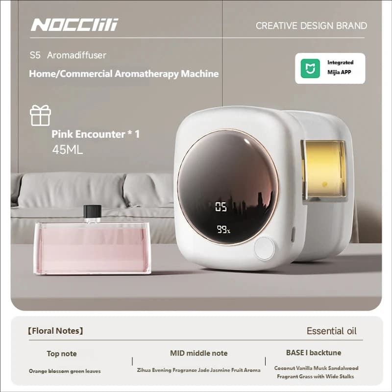 Automatic Aromatherapy Diffuser Machine Air Fragrance Air Freshener Humidifier Aroma Essential Oil Dispenser for Toilet Bathroom
