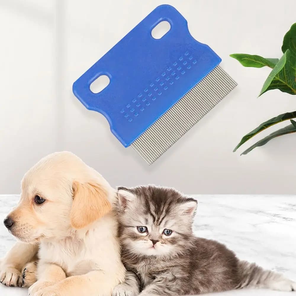 Pet Accessories Hair Grooming Comb For Cat Dog Pet Nit Lice Eggs Removal Flea Rakes Hair Shedding Comb Fur Removal Brush