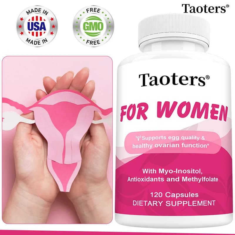 Myo-Inositol women's health supplement, improves mood, promotes hormonal balance and promotes ovarian health