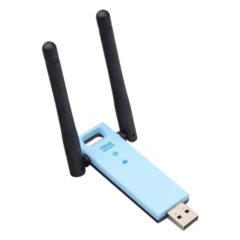 AED6-Wifi Ripetitore di Segnale USB Wireless 2.4G 300Mbps, Amplificatore di Segnale Wi-Fi Plug and Play