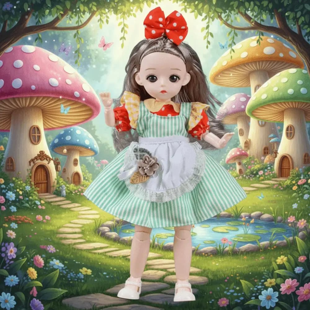 Fashion Design Dress Set With Shoes Pretty Dress Replacement Clothing Hat Accessories Princess Dress Up BJD Changing Clothes