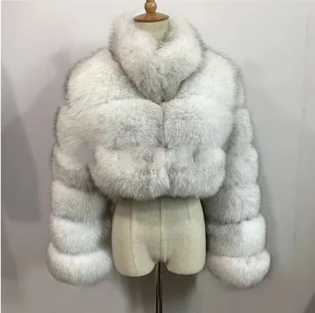 Giacca Corta in Pelliccia Sintetica 2026, Cappotto Versatile alla Moda, Giacca in Pelliccia da Donna con Collo Alto e Maniche Lunghe, Sexy e Trendy