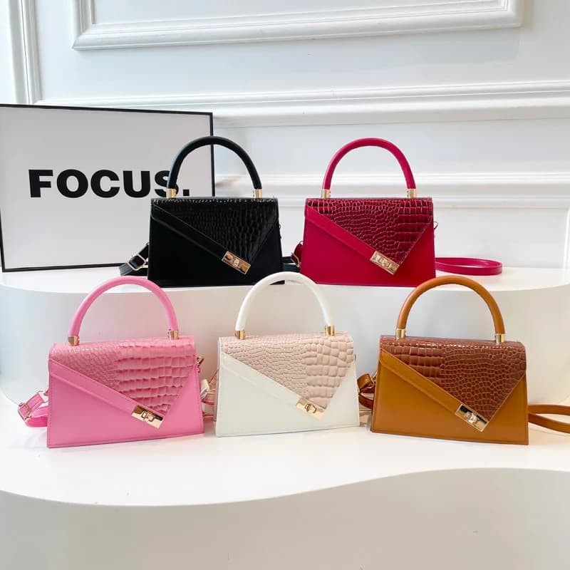 New Women's Shoulder Bag Fashion High Quality Commuter Handheld Women's Bag Premium Solid Color Versatile Women's Crossbody Bag