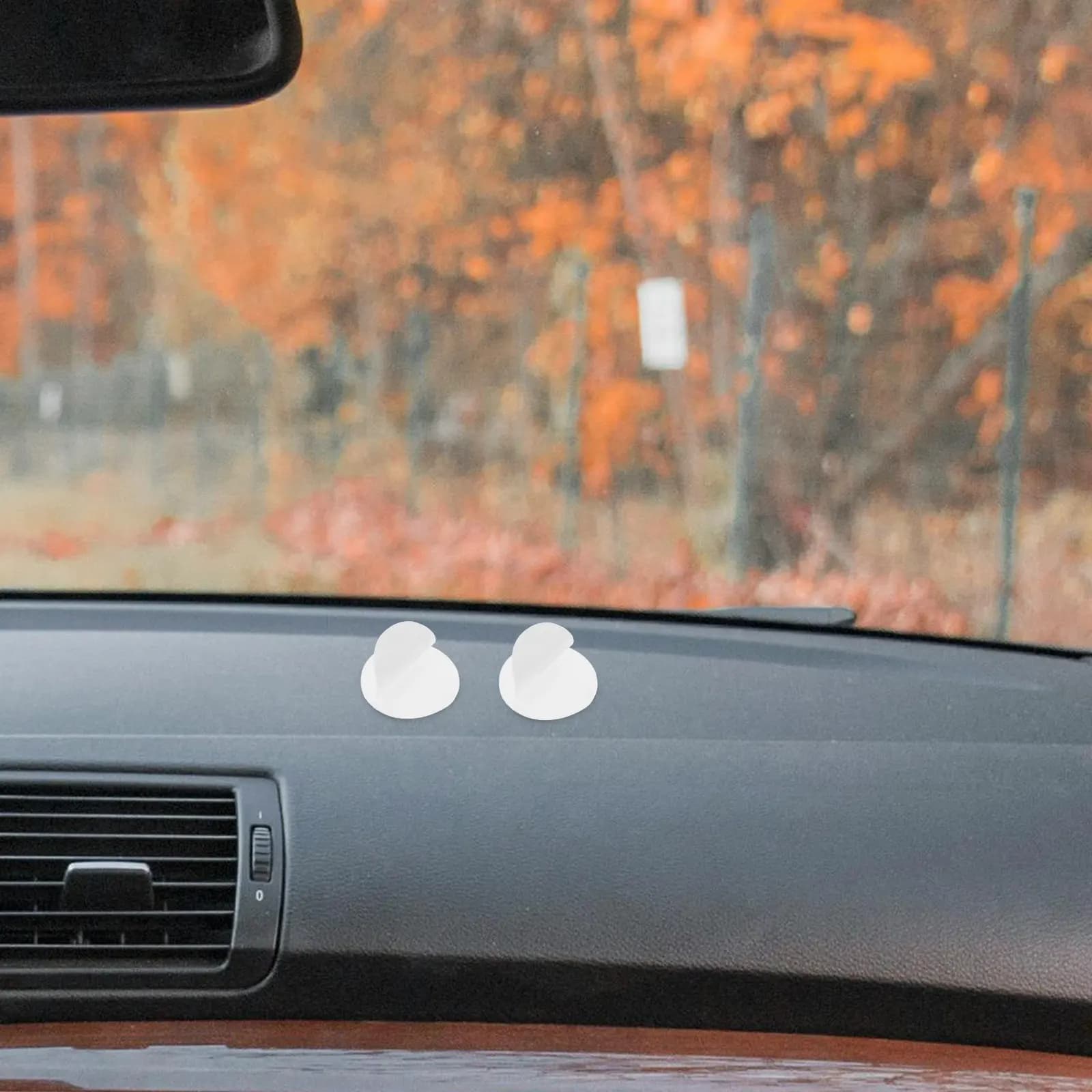 30Pcs Round Double Sided Adhesive Pads Car Vent Perfume Clips High Viscosity No Trace Dash Cam Phone Mount Sticker Car