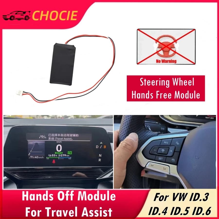 Modulo Hands Off per VW ID.3 ID.4 ID.5 ID.6 con funzione di assistenza al viaggio modulo permanente KLR ID4 volante Chip vivavoce