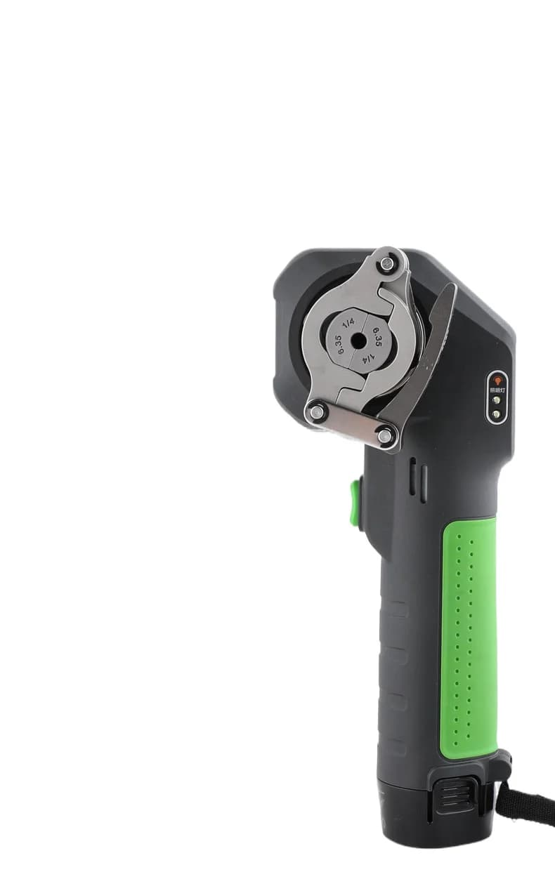 Set di Utensili Elettrici per Allargamento Tubi ST-E800A con Batteria al Litio, Espansore per Tubi in Rame per Condizionatori d'Aria